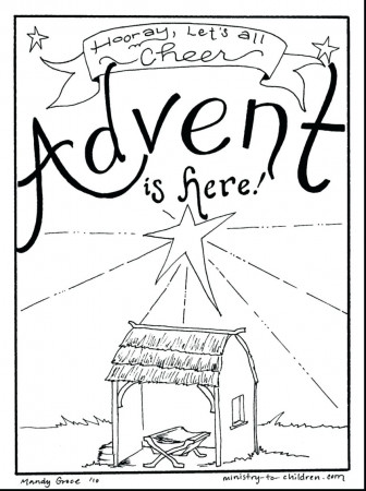 Coloring Pages : Coloring Page Advent Wreath Cellarpaper ...