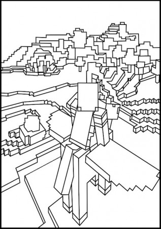 Minecraft #75 (Video Games) – Printable coloring pages
