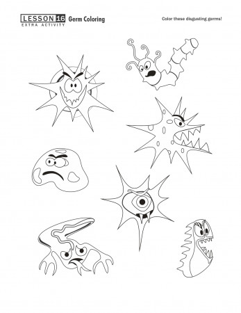 Cover Your Sneeze Coloring Pages no more spreading germs coloring ...