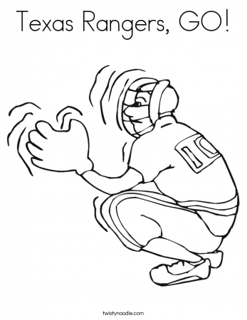 Texas Rangers Coloring Pages - High Quality Coloring Pages