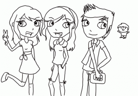 Icarly Coloring Page - Coloring Pages for Kids and for Adults