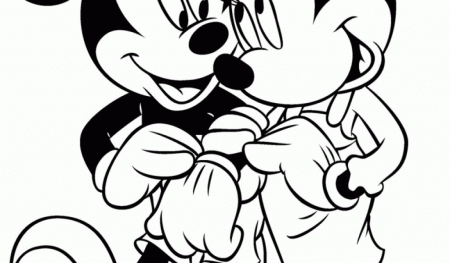 Shape Mickey And Minnie Mouse Coloring Pages To Download And Print ...