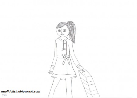 American Girl Grace Coloring Pages - Colorine.net | #24899