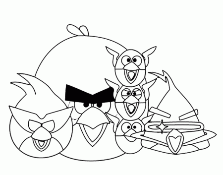 Angry Birds Star Wars Coloring Pages Page 1