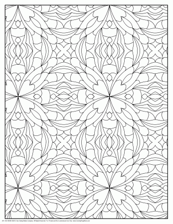 Geometric Patterns Coloring Pages ...