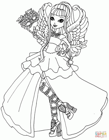 Ever After High Cupid Ever After High coloring page | Free ...