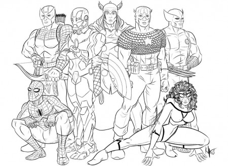 The Avengers Coloring Pages (18 Pictures) - Colorine.net | 22873