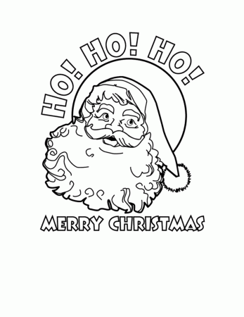 Free Merry Christmas Coloring Printable Pages - Coloring Page