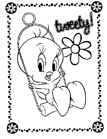 tweety bird coloring pages printable | Only Coloring Pages