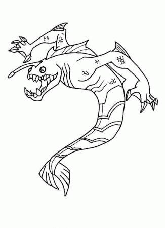 Ripjaws from Ben 10 Omniverse Coloring Page - Download & Print ...