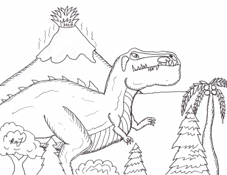 Robin's Great Coloring Pages: Gigantosaurus and Giganotosaurus (English) coloring  pages