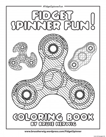 Fidget Spinner Fun Mandala Coloring Pages Printable