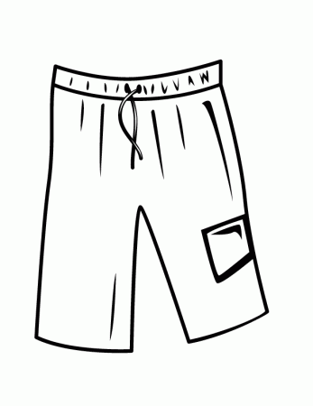 pants coloring page - Clip Art Library