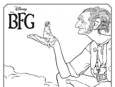 The BFG kid's coloring pages and other activities