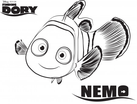 Nemo – Finding Dory Coloring Pages – Disney Movies List