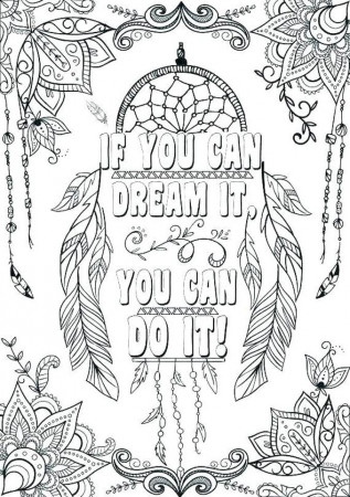 20+ Free Printable Quote Coloring Pages - EverFreeColoring.com
