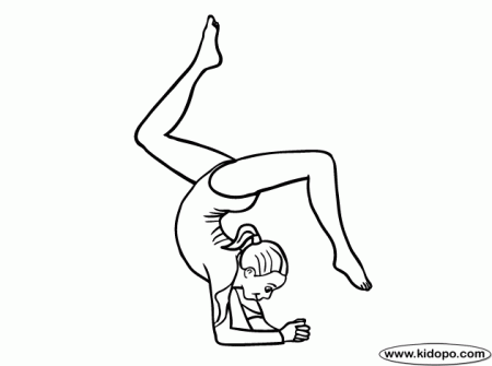 Gymnastics coloring page | Dance ...pinterest.com