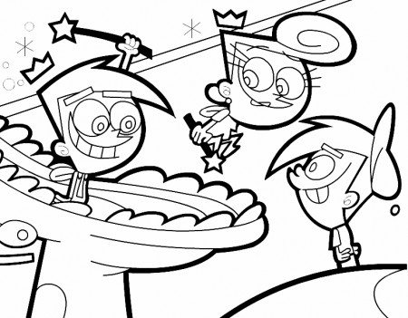 Coloring For Kids Fairly Odd Parents Cosmo At The Mouth Of Snake Free  Printable Clock Fairly Odd Parents Coloring Pages Coloring math problems  for kindergarten students free printable clock face with minutes