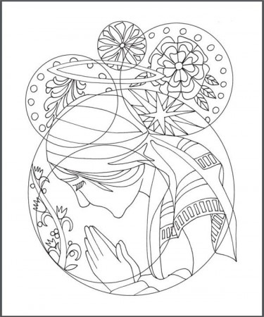 The Rosary Coloring Book (#50154)