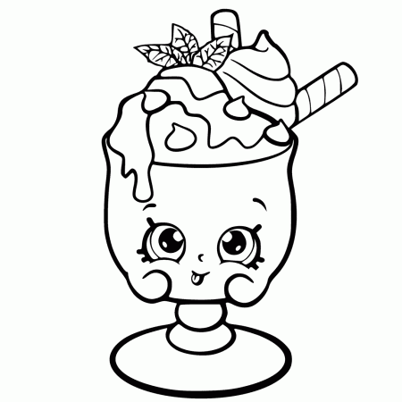Choc Mint Charlie from Shopkins Chef Club Coloring Page - Get Coloring Pages