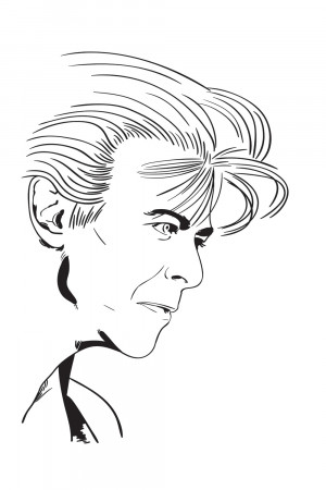 David Bowie SVG free clipart download – Crafter Oks