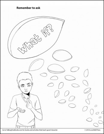 Coloring Page- What if? Seed