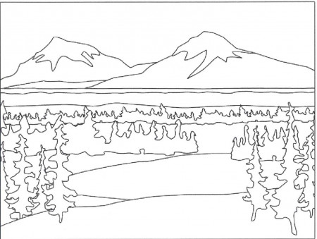 9 Pics of Mountain River Coloring Pages - Nature Coloring Pages ...