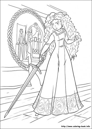 Brave coloring pages on Coloring-Book.info