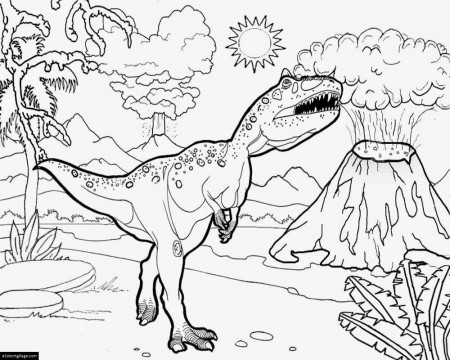 jurassic world t rex printable coloring page | Dinosaur coloring ...