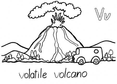 Level Free Coloring Pages Of Pompeii Volcano, Smart Coloring Pages ...