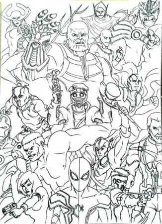 101 Avengers Coloring Pages (January 2020)