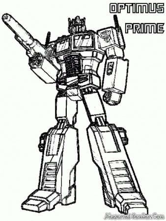 coloring pages of optimus prime | Optimus Prime Transformer ...