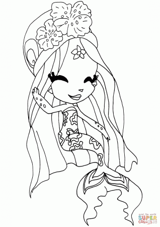 Winx Club Desiryee coloring page | Free Printable Coloring Pages
