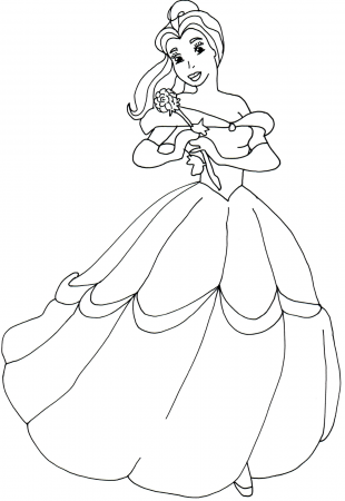 Belle - Coloring Pages for Kids and for Adults