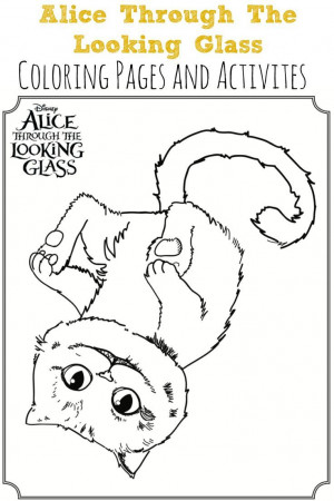Alice Through The Looking Glass Coloring Sheets | Come On Over ...