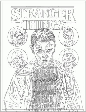 Free Printable Stranger Things Coloring Pages