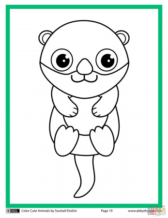 Cute Animal coloring page | Free Printable Coloring Pages