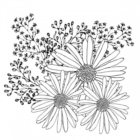 Spring Flowers Coloring Pages: 10 Free Printable Coloring Pages of Flowers  for Adults & Kids | Printables | 30Seconds Mom