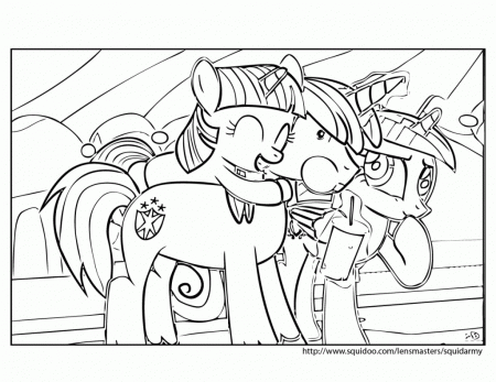 My Little Pony Christmas Coloring Pages Friendship Is Magic ...
