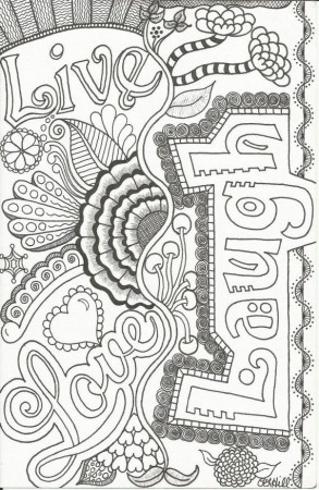 Adult Coloring Pages With Love - Coloring Pages For All Ages