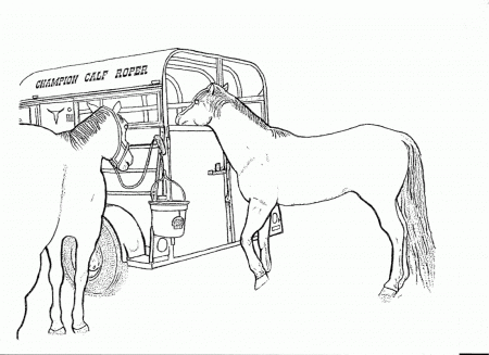 Race Horse Coloring Pages Printable - Coloring