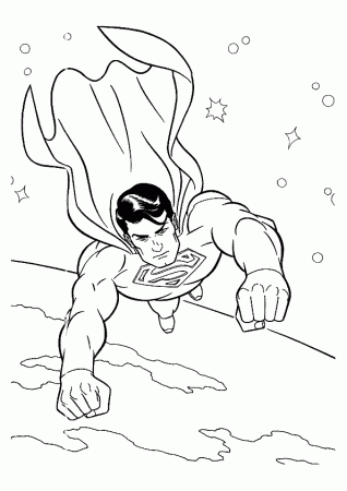 Free Super Hero Superman Coloring Pages For Kids Printable ...