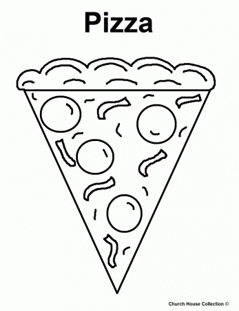 Pizza coloring pages | kids printable coloring pages | #1 Free ...