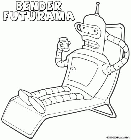 Futurama coloring pages | Coloring pages to download and print