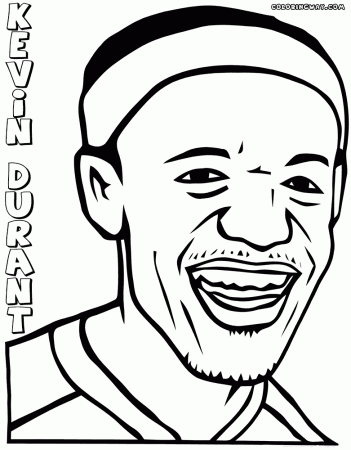 Kevin Durant coloring pages | Coloring pages to download and print