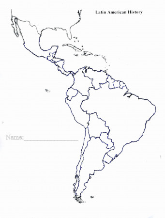 South America Map Coloring Page | America map, World map coloring ...
