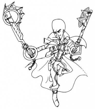 Cool Megamind Coloring Page - Free Printable Coloring Pages for Kids