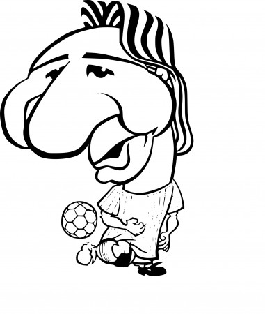 Lionel Messi coloring page - free printable coloring pages on coloori.com