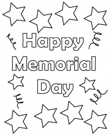 Memorial Day Coloring Pages PDF To Print - Coloringfolder.com | Memorial  day coloring pages, Memorial day activities, Memorial day