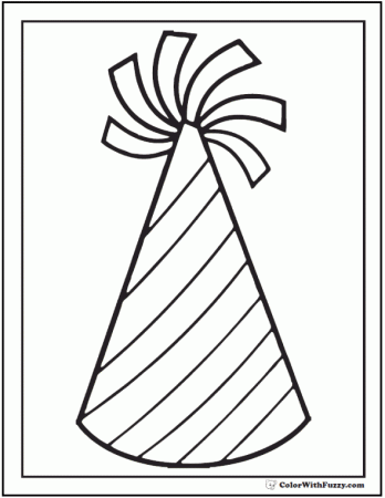 55+ Birthday Coloring Pages ✨ Printable And Digital Coloring Pages | Birthday  coloring pages, Happy birthday coloring pages, Birthday hat